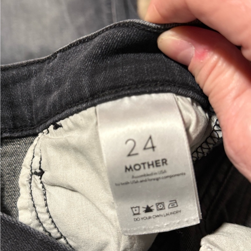 Mother Black Denim Jeans